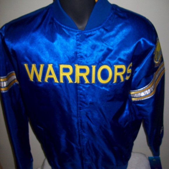 GOLDEN STATE WARRIORS Starter Snap Down Jacket XL